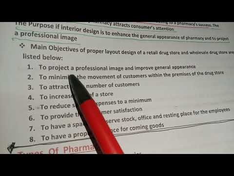 Pharmacy Layout and design