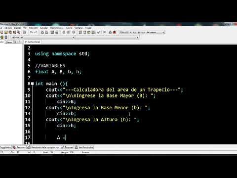 Calcular el Área de un Trapecio en C++ -JuanVas-