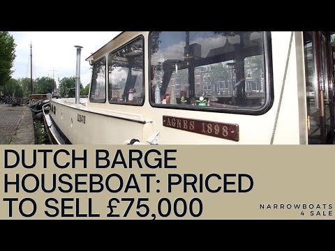 PRICED TO SELL! Beautiful Dutch Barge Houseboat £75,000
