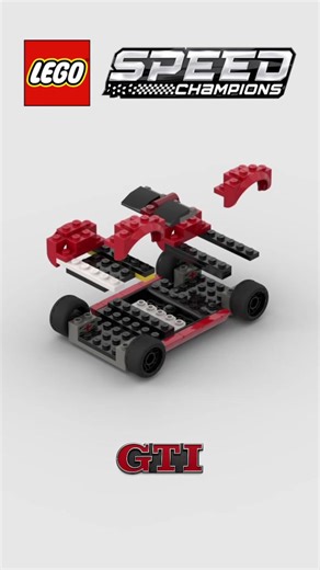 VW Golf 2 GTI LEGO Speed Build Tutorial
