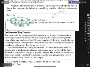 Systems Programming - Video 15 - Arrays, Static and Dynamic, Multidimensional