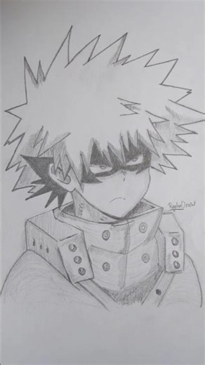 Katsuki Bakugou | Art short #katsukibakugou #myheroacademia #sketch #art