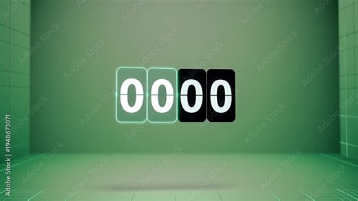 Follower counter numbers increasing then resetting in a seamless loop on green screen. Ideal for social media growth visuals, influencer marketing videos, livestream overlays, and digital analytics.