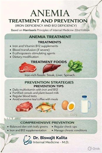 ANEMIA ~TREATMENT & PREVENTION!