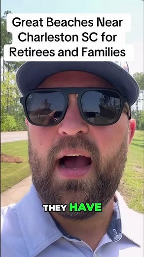 Great Beaches Near Charleston SC for Retirees and Families #summervillesc #charlestonsc #follybeach