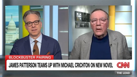 3.4K views · 61 reactions | James Patterson’s new novel with the late Michael Crichton | Jake Tapper | Facebook