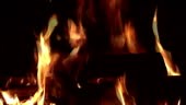 warm, cosy fireplace, loop
