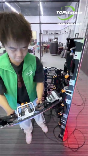 Outdoor Flexible LED Screen | Sunlight-Proof, 45° Flexible#WallLEDScreen#LEDScreen#LEDPanelScreen