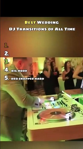 Best Wedding DJ Transitions of All Time || part 1