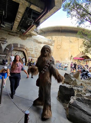 Ever wonder what a Wookie hug feels like? 🤗🦥❤️ #Chewbacca #wookie #hugs #batuubound #blackspireoutpost #starwarsfan #hansolo #hyperspace #allsmiles #starwars #raybanmeta #besties #Copilot #disneyshollywoodstudios #specialtreatment #disney #disneyworld #galaxysedgedisneyworld #resistance #ihavefriendseverywhere #riseoftheresistance #smugglersrun | Alex Ross Vanover