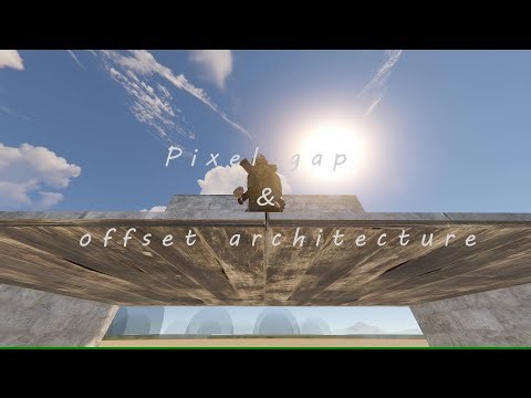 ※ピクセルギャップは修正されました[解説回]建築失敗の原因、ピクセルギャップ(オフセット)を解説[Rust/pixel gap]