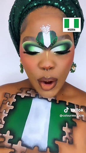 MAKEUP INSPIRED BY AFRICAN FLAGS — PART 1 🌍 39 flags later, and all I can think about is how beautiful Africa has always been. This series was created through the eyes of a South African girl that wanted to celebrate home the loudest way she knew how. Because Africa has never lacked beauty. Never lacked colour. Never lacked greatness. So I thought- why not celebrate us first? 39 flags. 39 love letters to the continent that raised me. Part 2 coming soon. I love you. Thank you for being here. ❤️�
