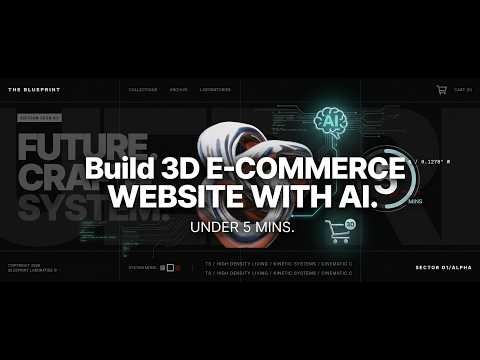 BUILD 3D ECOMMERCE WEBSITE IN 5 MINS USING #aistudio #webdesign #coding #vibecoding