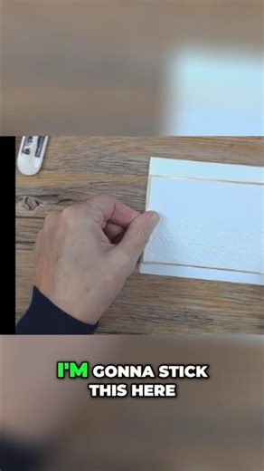 Easy DIY Card: Stunning Edge-to-Edge Gold Image #shorts