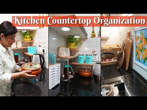 Smart Kitchen Countertop Organization Ideas | Clean & Stylish Kitchen Setup 2025 |