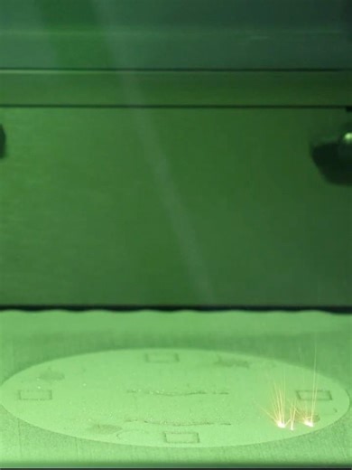 💡Ever wondered how metal dental frameworks are printed? #dental #laser