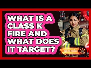 What Is A Class K Fire And What Does It Target?
