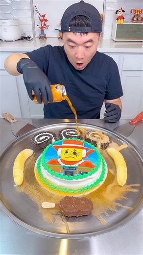 2.7M views · 28K reactions | #Sammy #Mrbeast #milkshake #banana #cottoncandy #icecream #icecreamrolls #candy #milk #chocolate #chanllenge #cake #chocolatecake #food #chocolatefood #fruits #vs #funny | Ethan Funny Family | Facebook