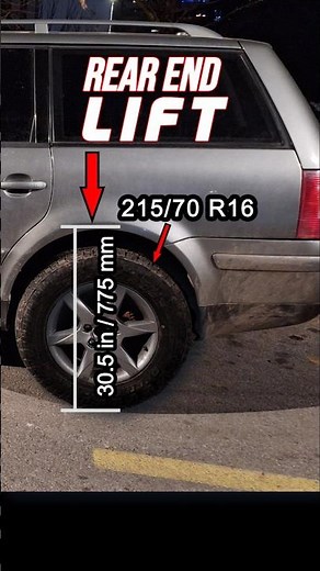 DIY VW Passat Rear Lift: Making & Installing Custom Metal Spacers #shorts #shortsvideo #diy