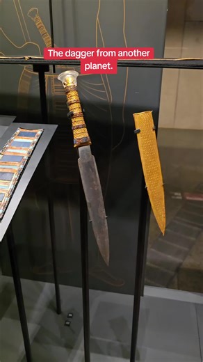 where did this dagger come from, its proven its not from our planet. #dagger #space #planet #iron #unexplainable