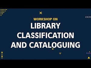 WORKSHOP ON “LIBRARY CLASSIFICATION AND CATALOGUING” | BY DR. JATINDER KUMAR