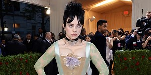 Billie Eilish Stunned In A Silky Corset Gown at the 2022 Met Gala