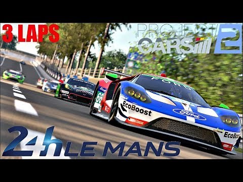 Project Cars 2 | Le Mans MULTICLASS (LMP's & GTE's) Gameplay | Day to Night Race