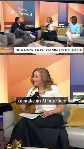 From Streaming Music to "Streaming Intelligence" - Napster CEO on Bloomberg (April 2026)