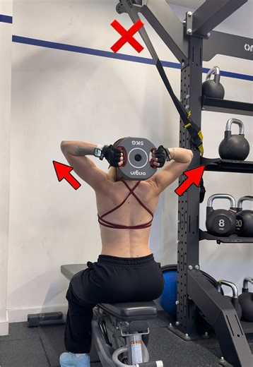 Join Alpha Progression, 20% off - link in bio. Are you doing triceps extension correctly? Save the video and try it out! ✅ Controlled movement ✅ Elbows close to the head ✅ Full range of motion ❌ Fast movements ❌ Elbows far from the head ❌ Partial movement #dianaalexandrova #tricepsworkout #tricepsday #fitnesstips #gymtips