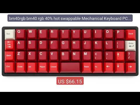 bm40rgb bm40 rgb 40% hot swappable Mechanical Keyboard PCB program... — Best Deal 2026 | Shop Now!
