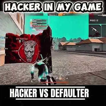HACKER IS IN MY GAMER HACKER VS DEFAULTER ☠️#autoheadshot #garenafreefire