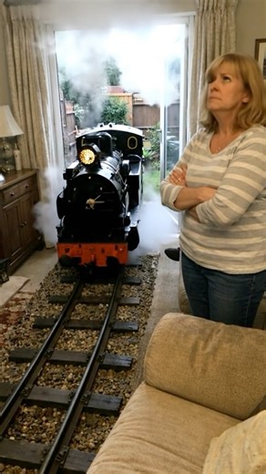 I think I should have asked first! #narrowgauge #trainlayout #steamtrain | Heritage Railways