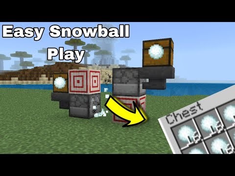 Easiest snowball Farm in Minecraft Bedrock 1.21 (Infinite loot & snow)