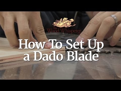 TWWMini - How to Set Up A Dado Blade