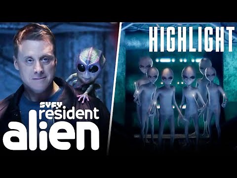 Harry & Baby Bridget Face Off Against The Greys | Resident Alien (S3 E8) | SYFY