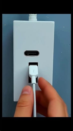 USB socket in electrical switch board USB charging.