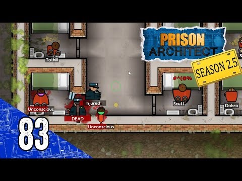 The Gangs Start Fighting! | Prison Architect: Season 2.5 | Part 83