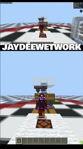 Safe Fast Small SMART! Level 1-3 Rocket Crafter Tutorial Minecraft:Bedrock #auto #crafter #tutorial