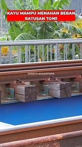 247K views · 596 reactions | Bantalan kayu rel kereta api #railroad #railway #train #kereta | Kereta Nusantara | Facebook