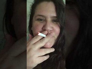 Smoking Virginia Slims Menthol