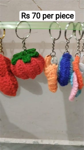 new crochet key chains 😊#handmade #diykeychain #smallbusiness #viral #shorts