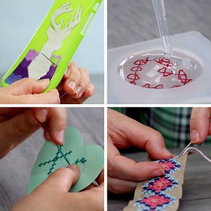 77K views · 479 reactions | Create Cross Stitch crafts that'll make your Granny go "ooooh fancy"  | Kidspiration | Facebook