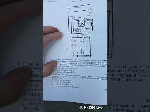 A 1999 ASE A7 test prep question on 1960's & 70's AC technology.....could you diagnose it today...??