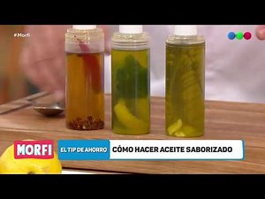 Cómo hacer aceite saborizado - Morfi