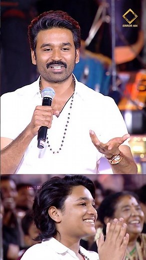 What Linga, we never take videos.. 😂😂 #LingaDhanush #Dhanush #DhanushSpeech #IdliKadai