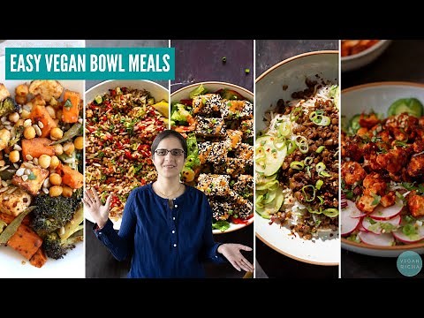 Need some easy High Protein VEGAN BOWL MEALS to Help with Your Veganuary Journey?