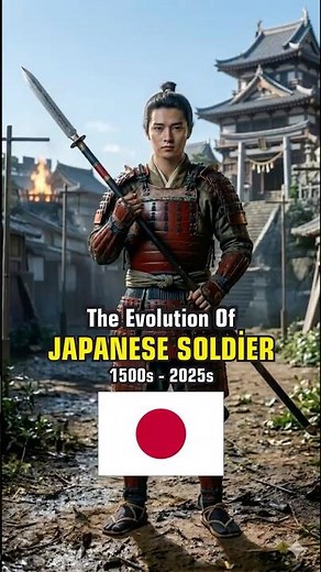 Japanese Soldier Evolution 1500–2025 🇯🇵⚔️