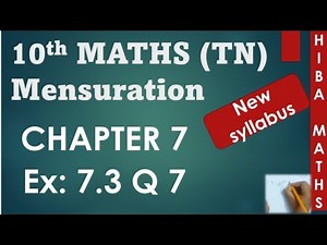 10th maths chapter 7 exercise 7.3 question 7 tn samacheer