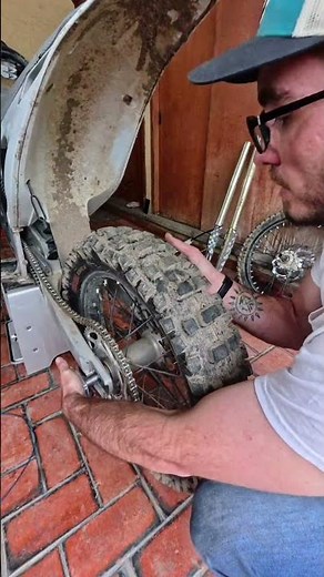 How to install the rear wheel. The hardest part is lining everything up but this is super easy.