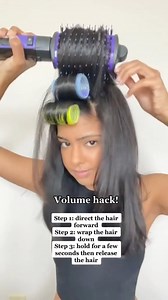 39K views · 184 reactions | Want extra volume at the crown when using a blow-dryer brush? Try this: Over-direct your hair forward to maximize lift, then wrap it around the brush and let it heat up for a few seconds. Finish with a cool shot to lock in the volume! #hairstylingtips #hairvolume #blowdryer #haireducator | Haiirology By Jen | Facebook